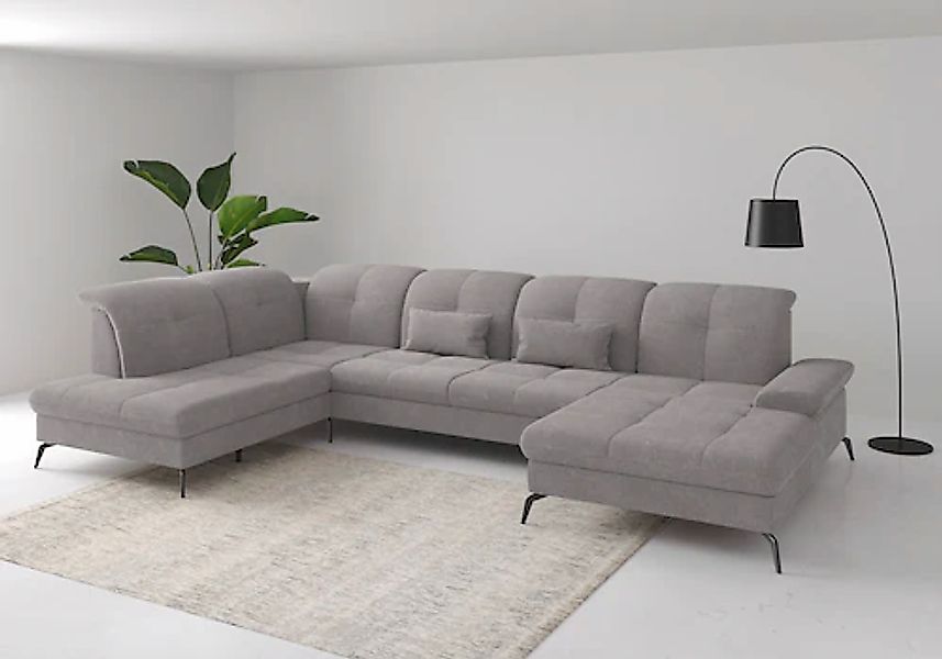 sit&more Wohnlandschaft »Amica«, inkl Sitztiefenverstellung und Armteilvers günstig online kaufen
