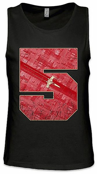 Urban Backwoods Tanktop Red Five 5 I Ärmelloses T-Shirt Force Luke Star All günstig online kaufen