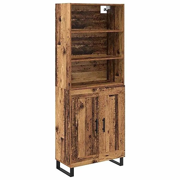 vidaXL Highboard Altholz 69,5 x 34 x 180 cm Holzwerkstoff 3415768 günstig online kaufen