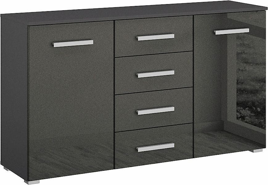 rauch "Sideboard Kommode Kombikommode KOLUNA mit Hochglanzfront" Breite 120 günstig online kaufen