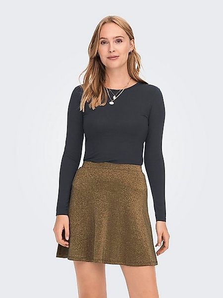 JACQUELINE de YONG T-Shirt Slim Fit Rundhals Elegant JDYMILA L/S O-NECK TOP günstig online kaufen