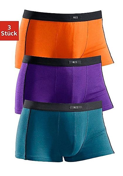 H.I.S Hipster Packung, 3 Stk. tlg., knapp sitzende Boxershorts aus Baumwoll günstig online kaufen