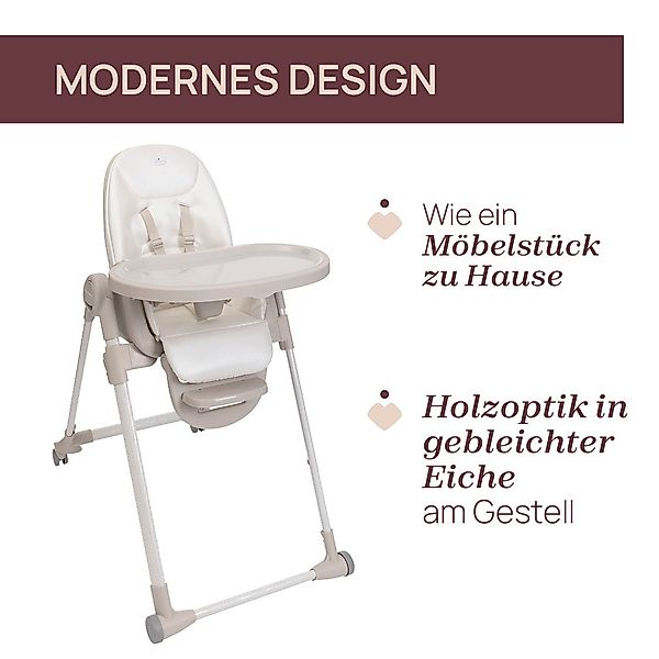 Chicco Hochstuhl »Polly Armonia Motherpearl«, mit Essbrett günstig online kaufen