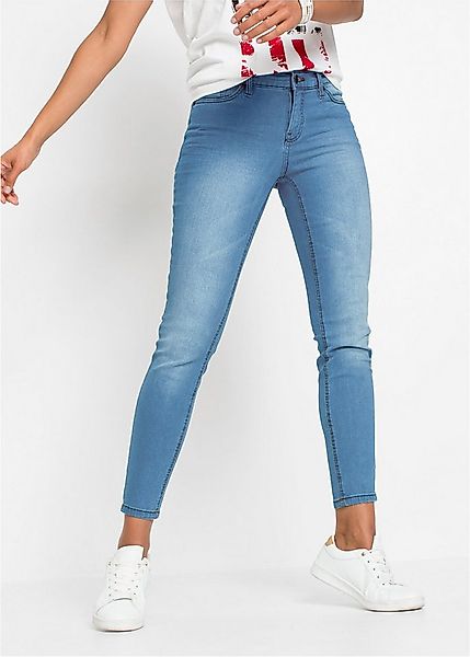 bonprix Skinny-fit-Jeans Skinny-fit-Passform, verkürztes 7/8-Bein, mit Five günstig online kaufen