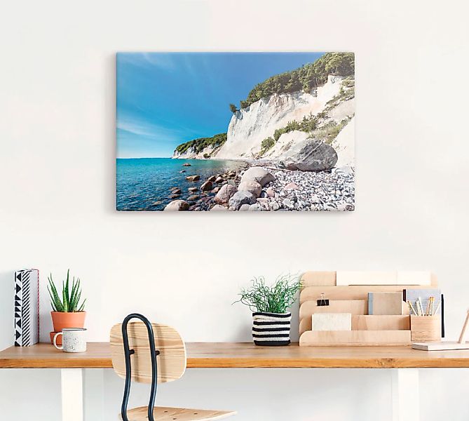 Artland Leinwandbild "Kreidefelsen auf der Insel Rügen 2", Küste, (1 St.), günstig online kaufen