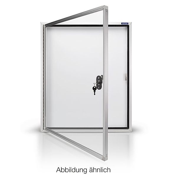 magnetoplan® Hängevitrine Außenschaukasten CC - 12xDIN A4 - Metallrückwand günstig online kaufen