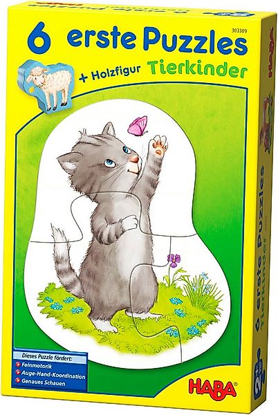 Haba Puzzle Tierkinder, 18 Puzzleteile günstig online kaufen
