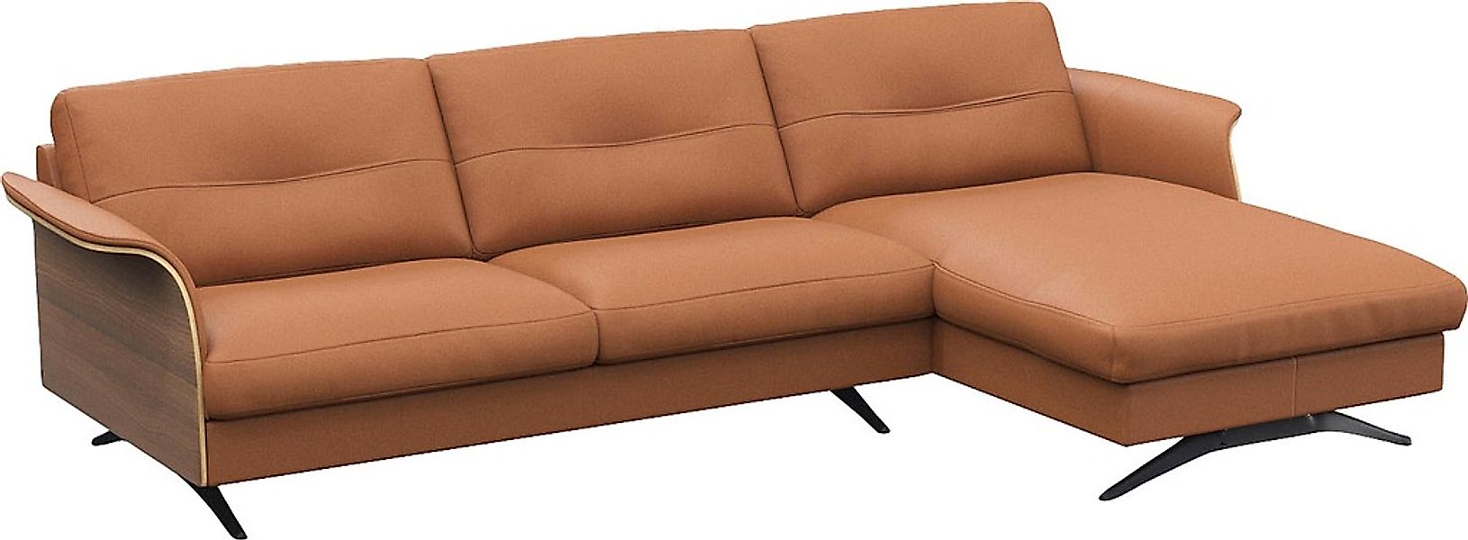 FLEXLUX Ecksofa »Glow, super bequem durch hochwertigem Sitzaufbau mit Feder günstig online kaufen