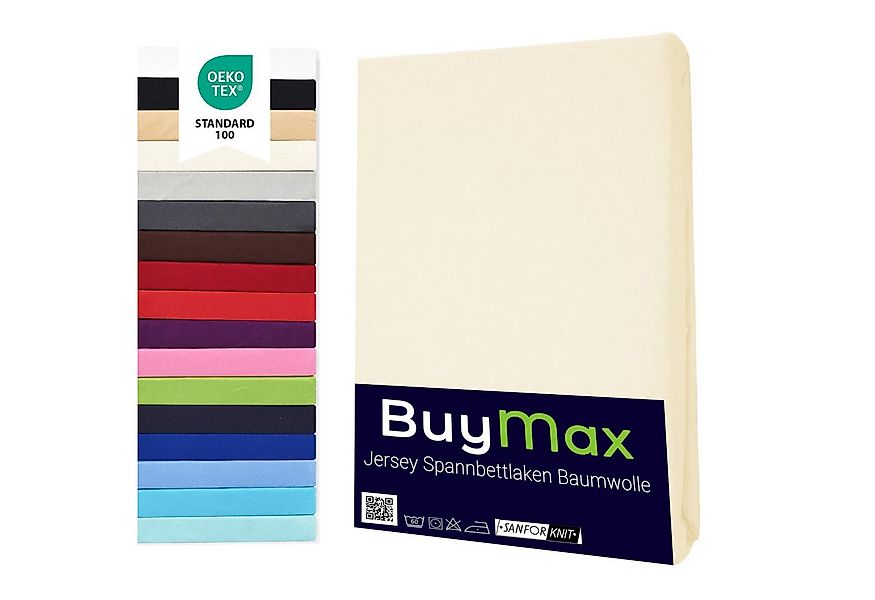 Buymax Spannbettlaken Topper, Spannbetttuch für Topper bis 12 cm Höhe, 100% günstig online kaufen