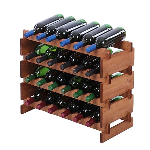PROREGAL Weinregal VINOTECA FLEX PRO HxBxT 51x65x28cm 24 Flaschen Auf 4 Ebe günstig online kaufen