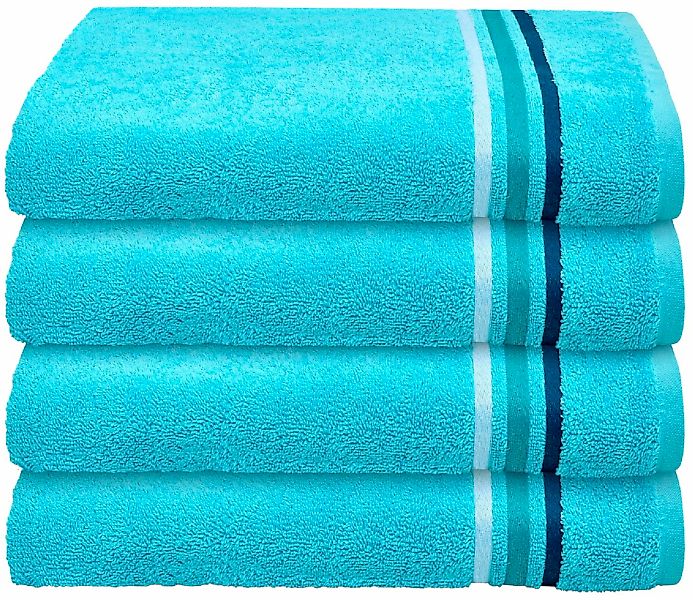 Schiesser Handtücher "Skyline Color aus 100 % Baumwolle mit eleganter Strei günstig online kaufen