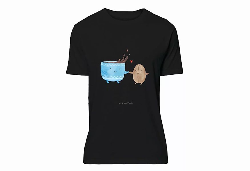 Mr. & Mrs. Panda T-Shirt Kaffee Bohne - Schwarz - Geschenk, Tiere, gute Lau günstig online kaufen