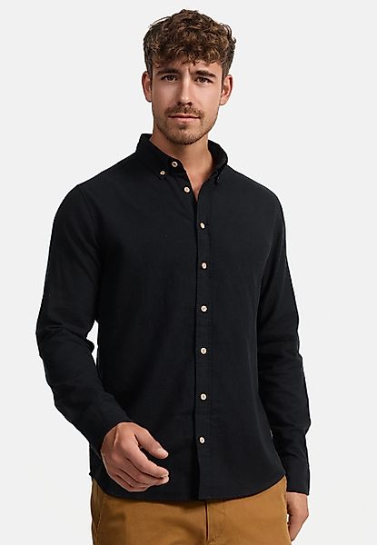 Indicode Langarmhemd Riverside Langarmhemd mit Button-Down-Kragen günstig online kaufen
