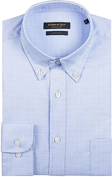 Steppin' Out Hemd Karos Blau  - Größe XL günstig online kaufen