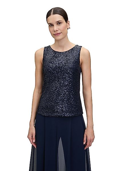 Vera Mont Blusentop Damen Pailletten-Top ohne Arm günstig online kaufen