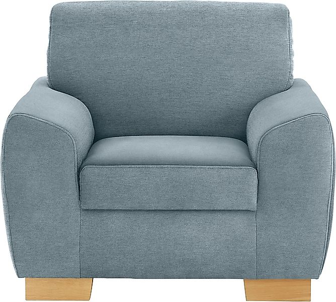 DOMO collection Sessel "Incanto, kubische Formensprache, komfortabel, flach günstig online kaufen
