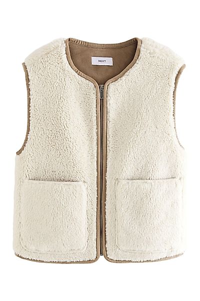 Next Fleeceweste Weste mit Teddyfell (1-tlg) günstig online kaufen
