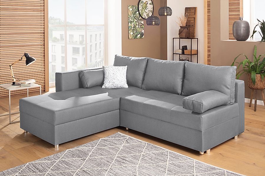 Home affaire Ecksofa Italia L-Form, mit günstig online kaufen