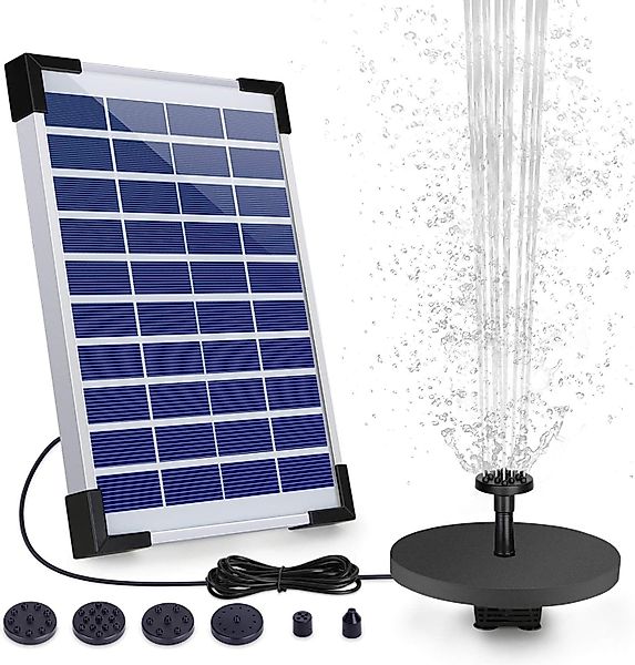 BlingBin Solarpumpe Solar Springbrunnen 5W Solar günstig online kaufen
