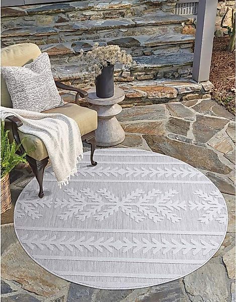 Carpet City Teppich "In-& Outdoorteppich Santorini 411, 3D-Effekt, Boho-Opt günstig online kaufen