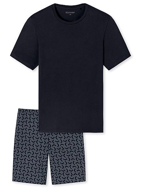 Schiesser Pyjama Rundhals - Casual Essentials günstig online kaufen