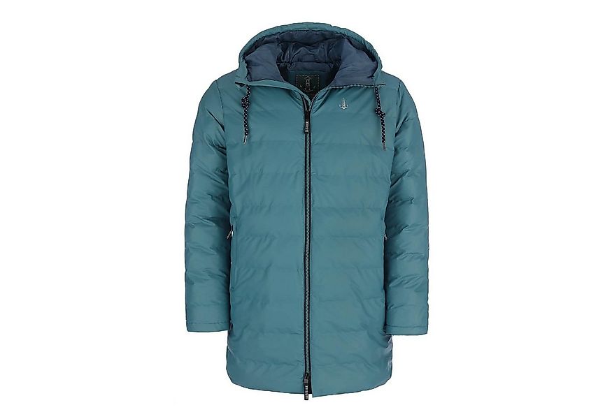Leitfeuer Regenjacke Herren PU-Parka gesteppt uni - Regenmantel Outdoor-Jac günstig online kaufen