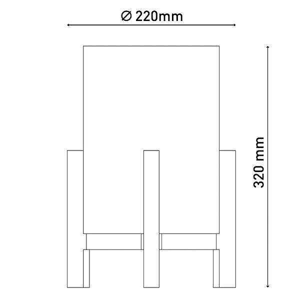 LED-Tischleuchte Madita, Höhe 32 cm, natur/leinen günstig online kaufen
