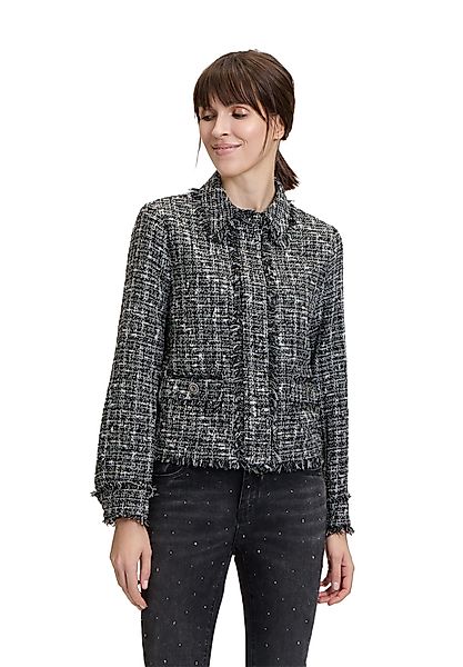 Cartoon Jackenblazer Cartoon Tweedblazer mit Fransen günstig online kaufen
