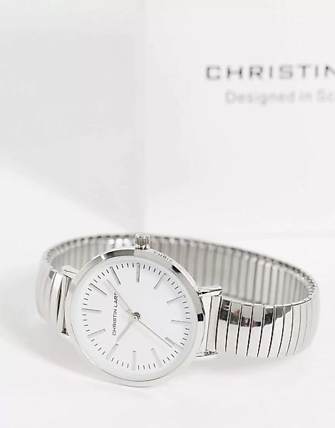 Christin Lars – Armbanduhr in silberfarben günstig online kaufen