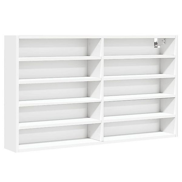 vidaXL Schrankmodule Vitrinenschrank Weiß 100x15x58 cm Holzwerkstoff günstig online kaufen