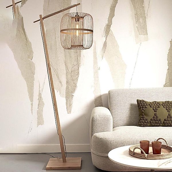 Stehleuchte Hokkaido in Natur E27 250mm günstig online kaufen