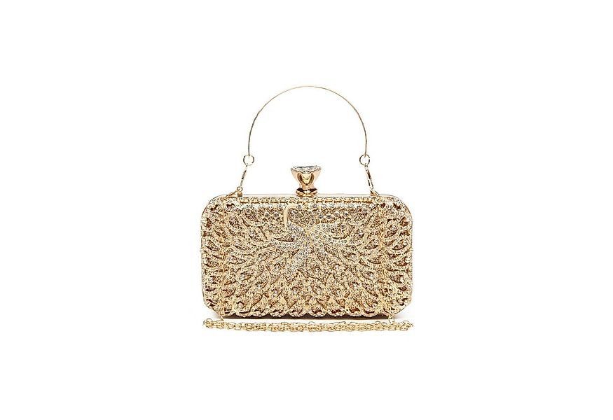 Miss Lulu Clutch Damen Clutch-Tasche mit Perlenstickerei, Hartschalen-Desig günstig online kaufen