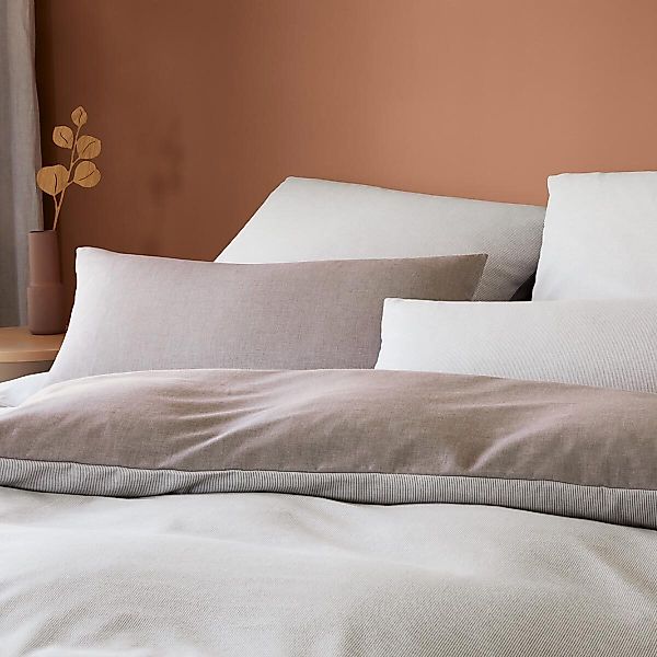 Elegante Bettwäsche Tender, Flanell, 3 teilig günstig online kaufen