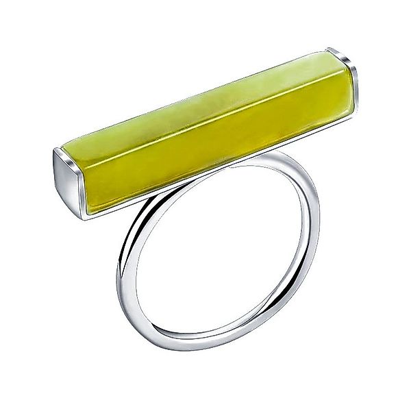 Runde Perlé Silberring offener verstellbarer Ring, günstig online kaufen