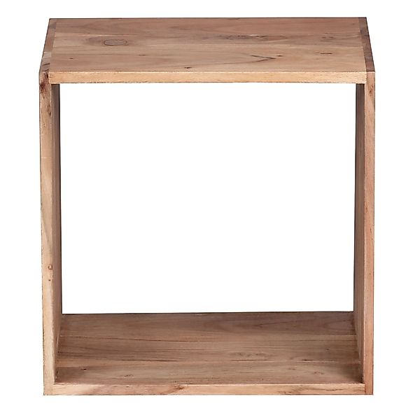 KADIMA DESIGN Beistelltisch Standregal MUMBAI Massivholz günstig online kaufen