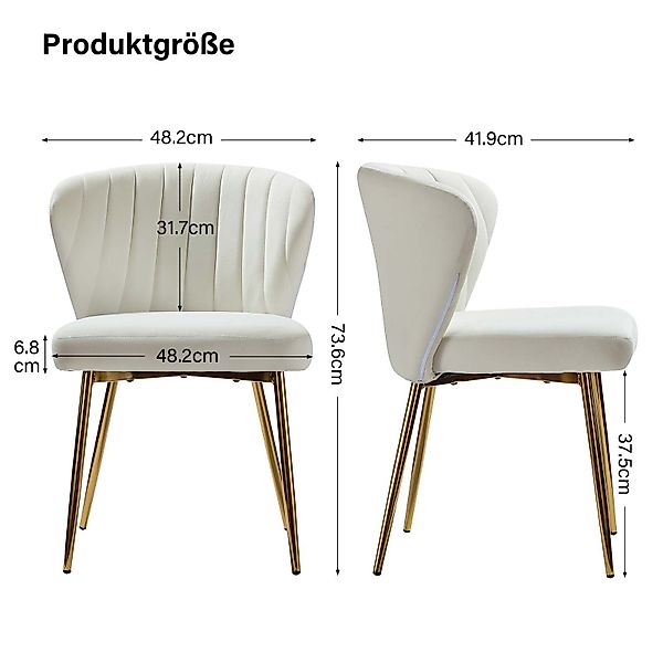 HULALA HOME Polsterstuhl Eleganter Stuhl mit günstig online kaufen