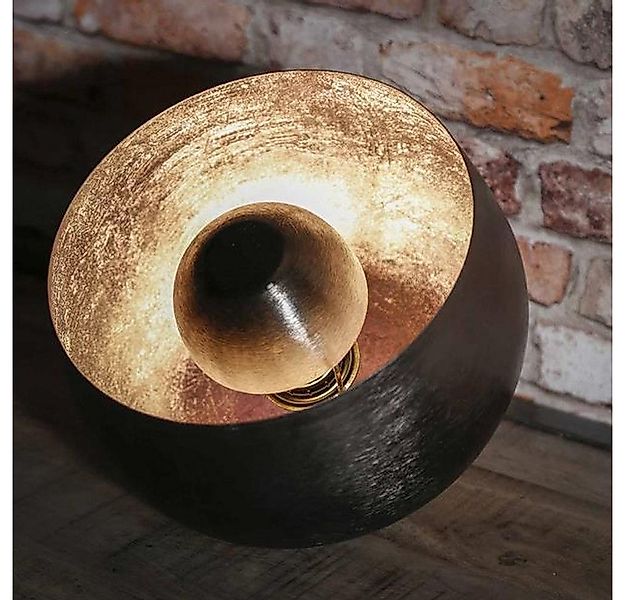 famlights Tischleuchte famlights, Tischleuchte Leonardo in Schwarz-glänzend günstig online kaufen