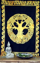 Guru-Shop Tagesdecke Boho-Style Wandbehang, indische Tagesdecke günstig online kaufen