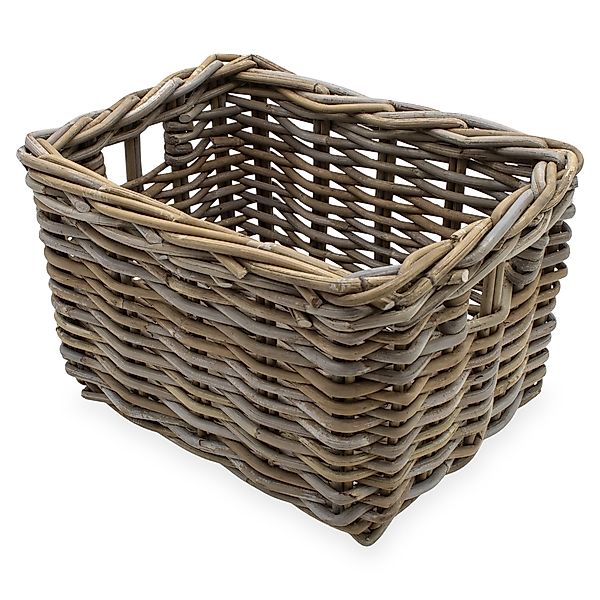 Spetebo Aufbewahrungskorb Rattan Aufbewahrungkorb rechteckig shabby günstig online kaufen