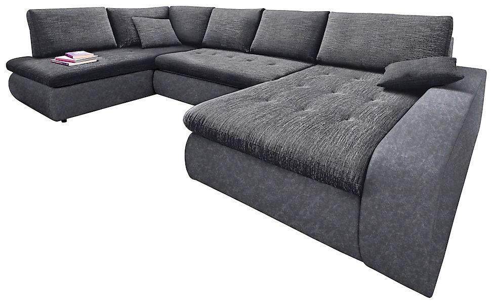 TRENDMANUFAKTUR Wohnlandschaft "Indie, toller Sitzkomfort, aufwendige Detai günstig online kaufen