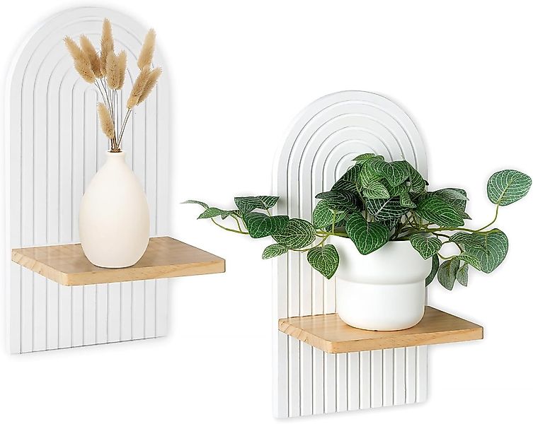 Holz Lichter Wandregal Schweberegal, Küchenregal, Pflanzenregal günstig online kaufen
