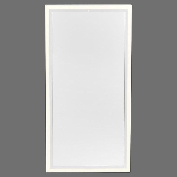 LED Deckenleuchte mit Infrarot-Heizung Beroa in Weiß 43W 5700lm günstig online kaufen