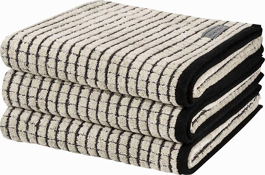 Möve Handtücher Eden Kästchenstruktur, Walkfrottier (1-St), günstig online kaufen