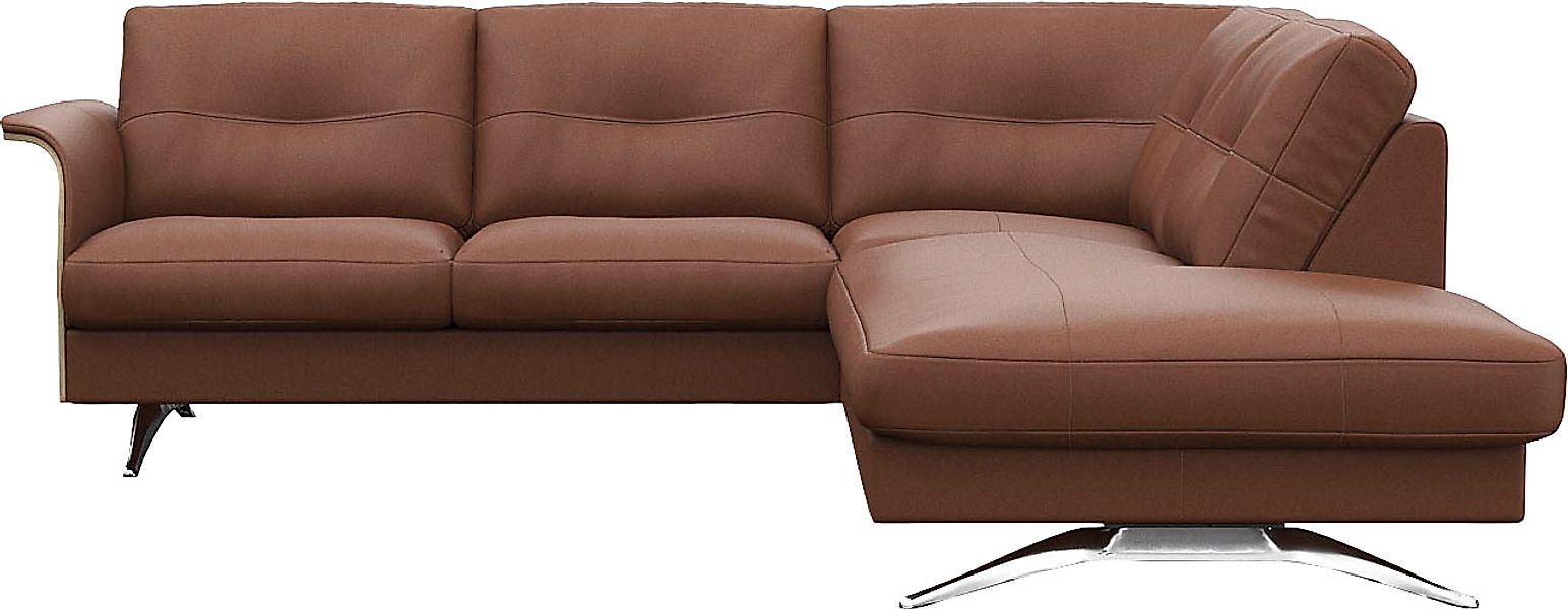FLEXLUX Ecksofa »Glow, super bequem durch hochwertigem Sitzaufbau mit Feder günstig online kaufen