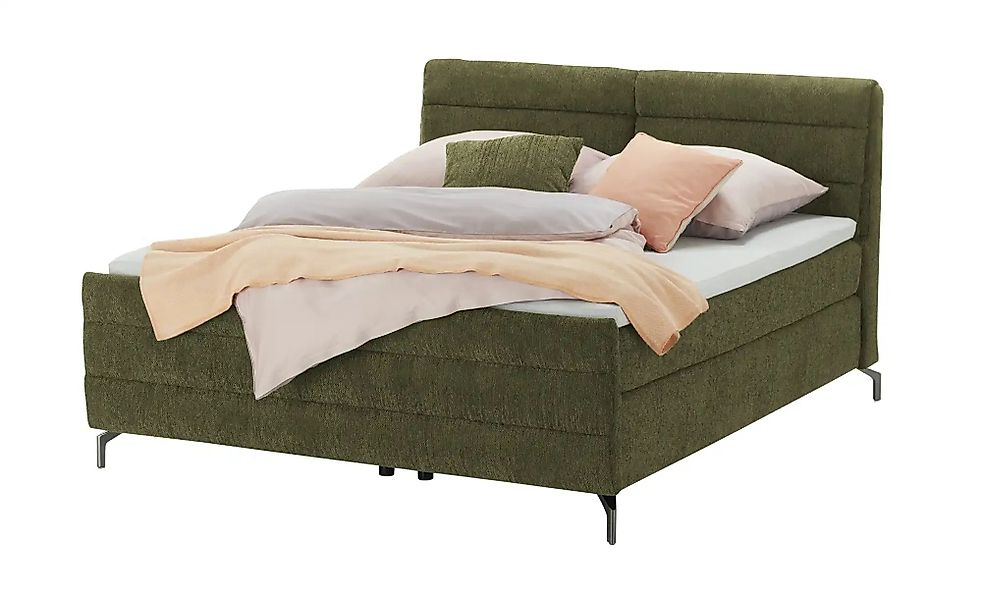 pop Boxspringbett  Maranello ¦ grün ¦ Maße (cm): B: 148 H: 116 Betten > Box günstig online kaufen