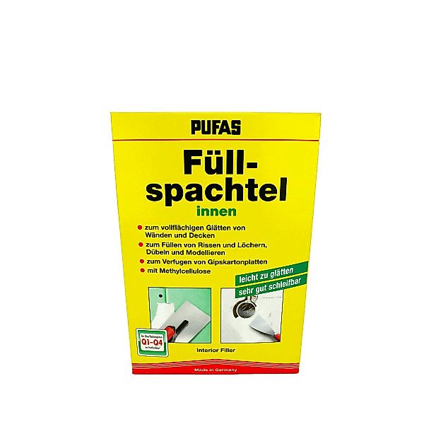 Pictolor Spachtelmasse PUFAS Füllspachtel innen Gipsspachtelmasse2 günstig online kaufen