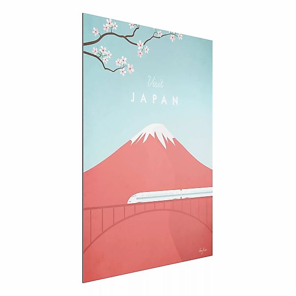 Alu-Dibond Bild - Hochformat 3:4 Reiseposter - Japan günstig online kaufen