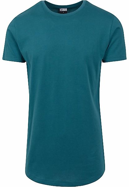 URBAN CLASSICS Kurzarmshirt "Urban Classics Herren Shaped Long Tee" 1 Stk. günstig online kaufen