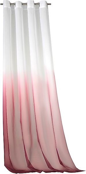 Weckbrodt Vorhang "Maischa" Schlaufen 1 Stk. tlg. Voile, transparent mit Fa günstig online kaufen