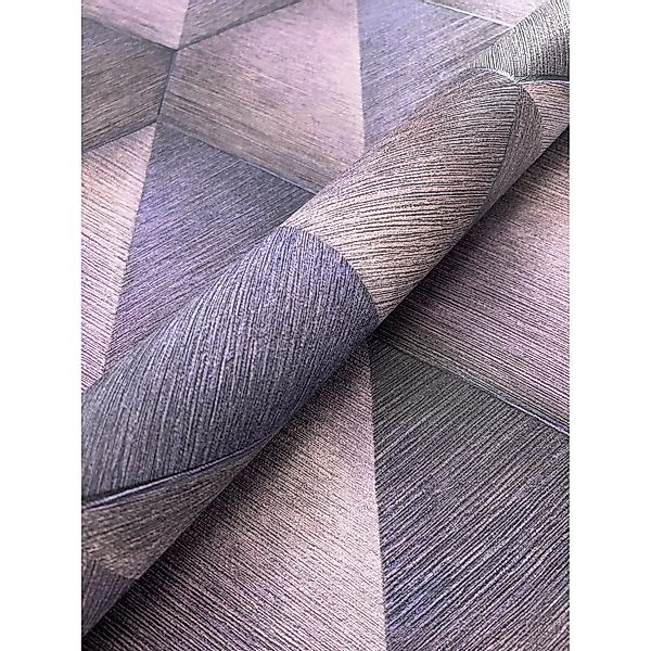 Newroom Vliestapete Talon Purple 3D-Optik Modern FSC® günstig online kaufen